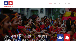 Desktop Screenshot of nepalreports.com